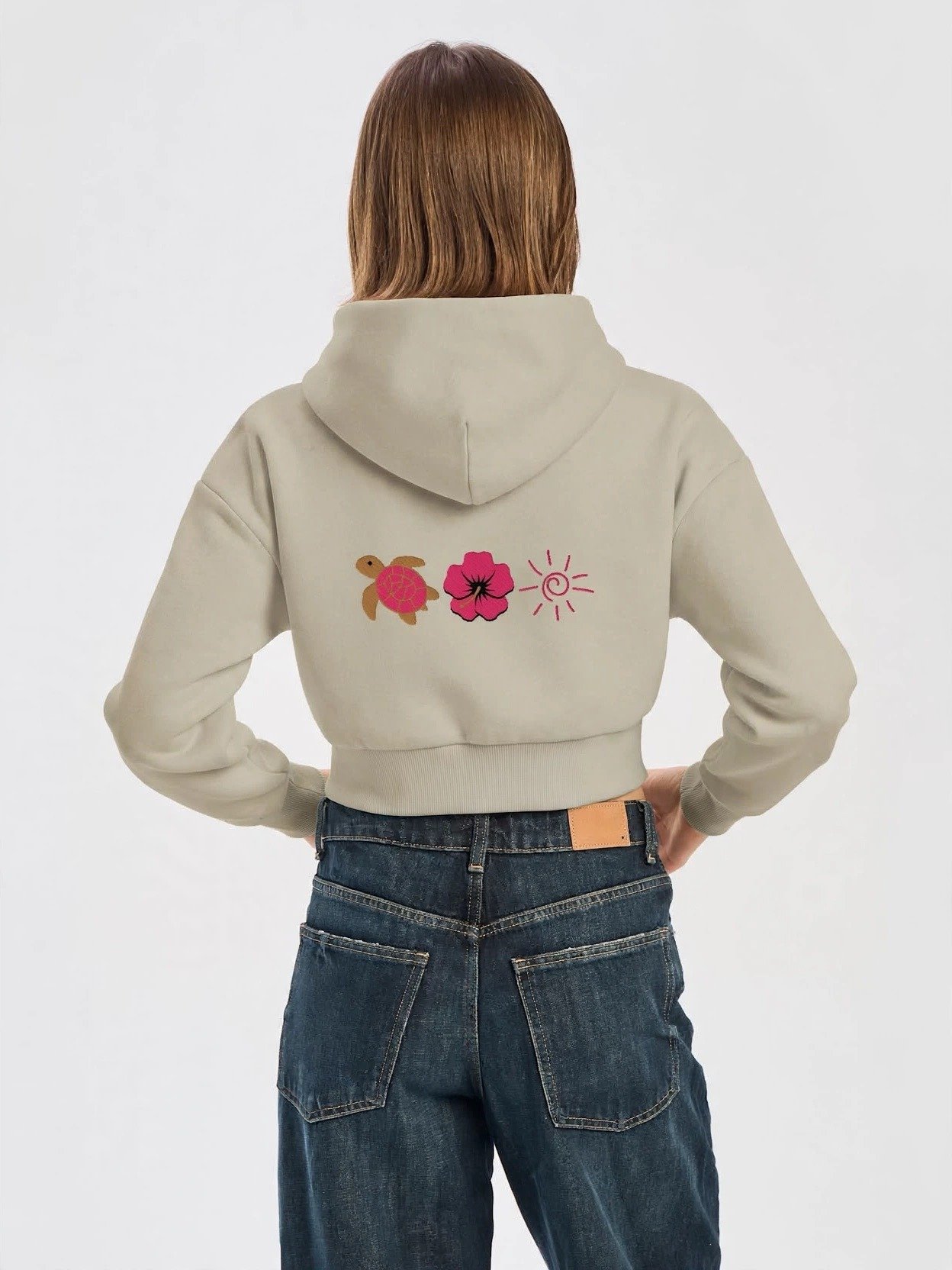 Coastal Turtle Heavyweight Zip Women’s Hoodie product image (2)