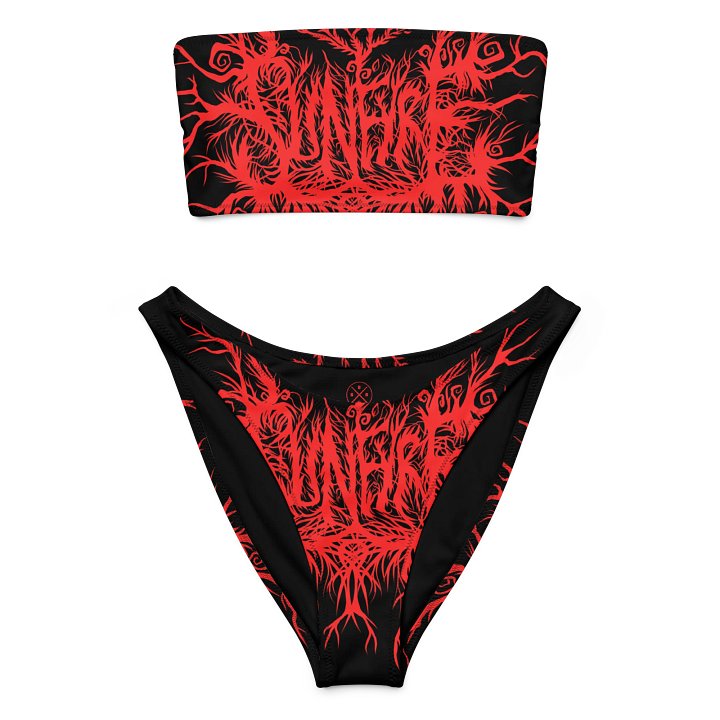 Sunfyre Red Metal Logo Bikini product image (1)