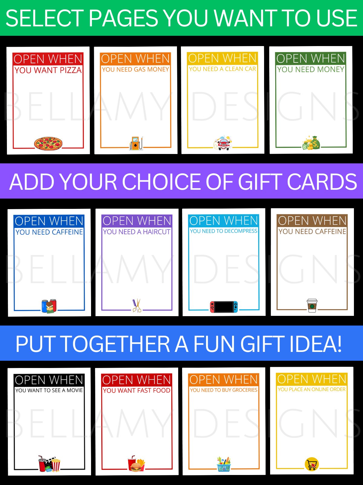 Birthday Gift Card Book product image (3)