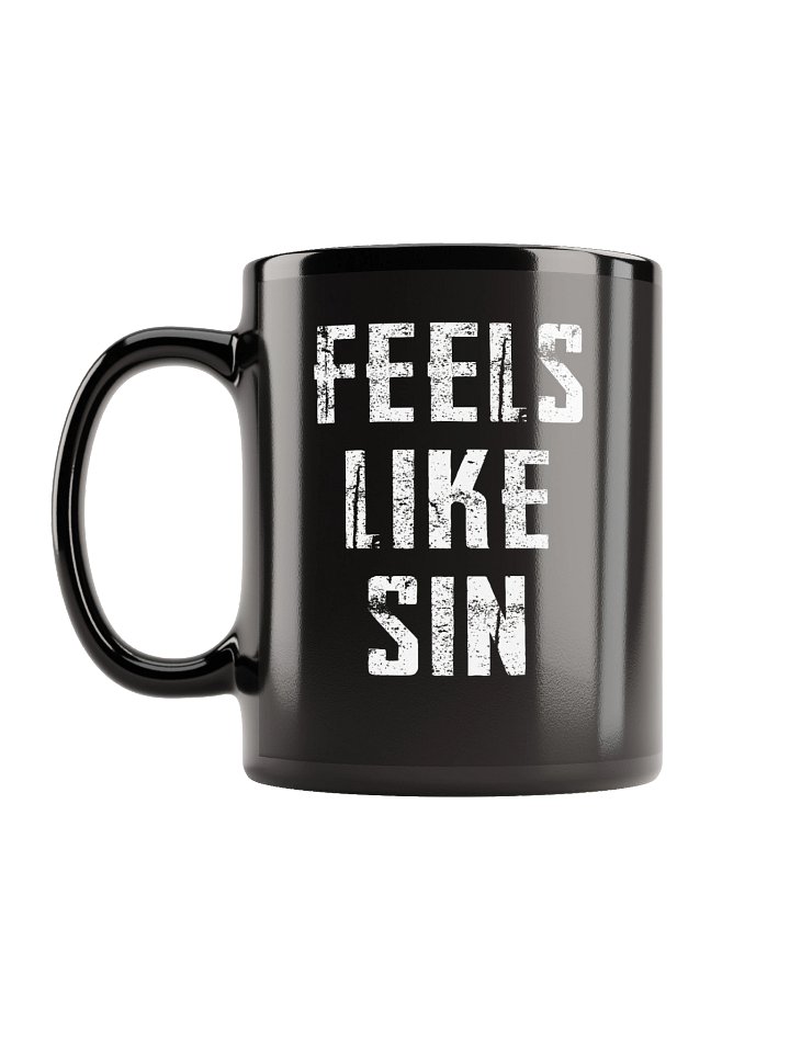 Maduro "feels like sin" black mug 11 oz product image (2)