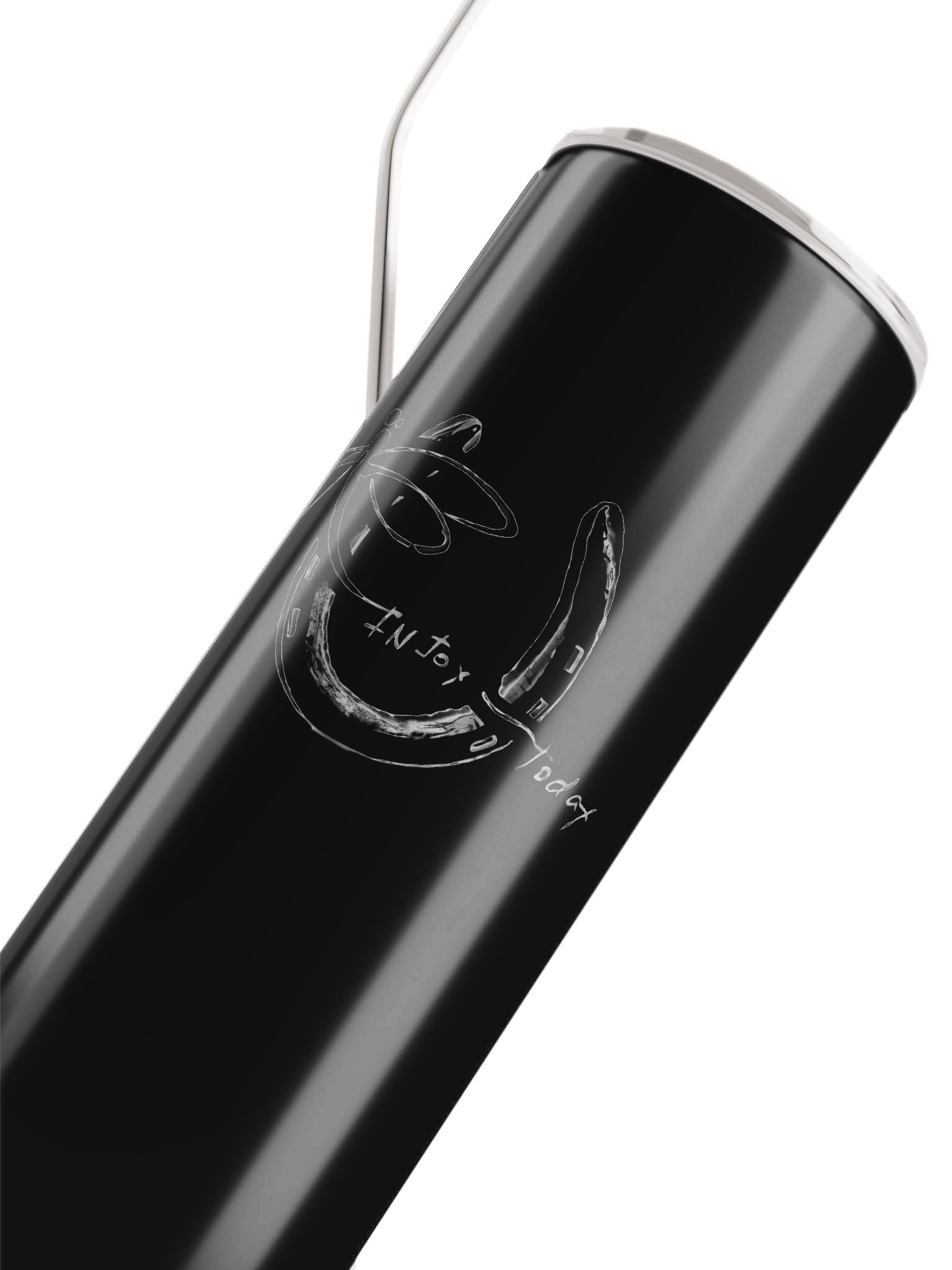 InJoy Travel Cup (20 oz Insulated Stainless Steel Tumbler with Straw, Matte Finish) product image (4)