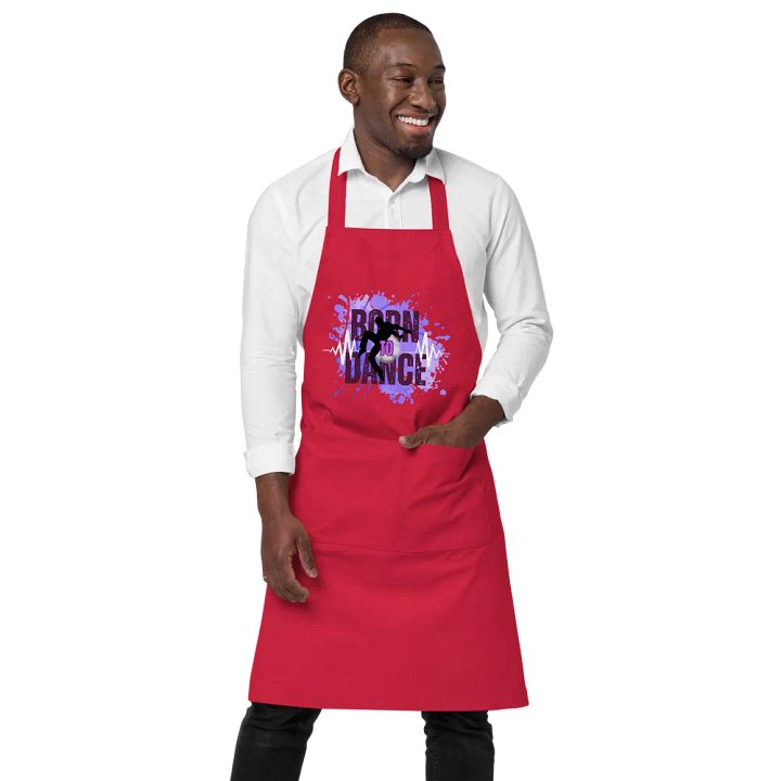 Dynamic Born to Dance Splash His Silhouette Apron product image (3)
