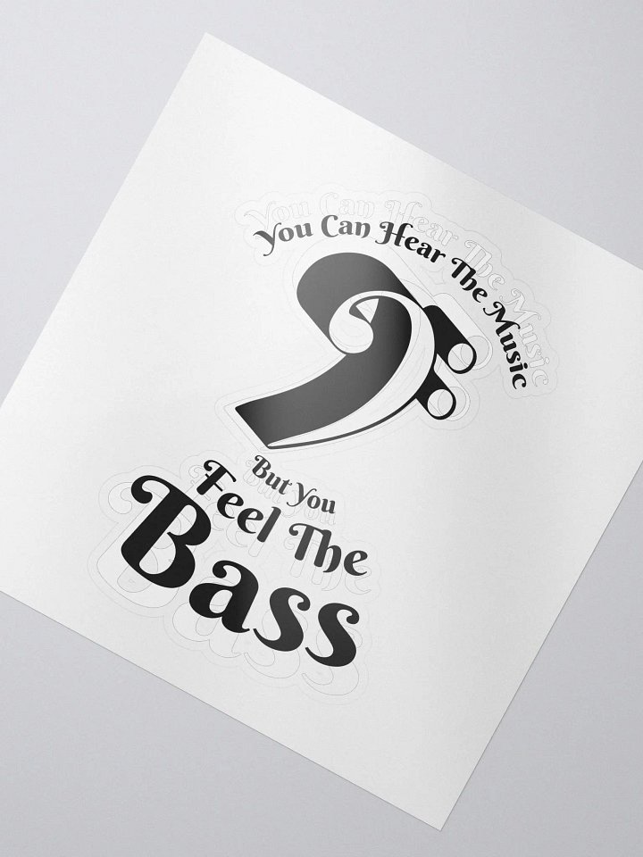 Feel The Bass - Sticker product image (2)