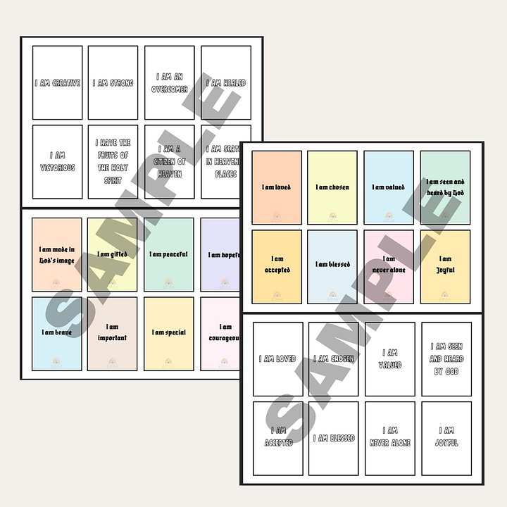 Biblical Affirmation Cards product image (1)
