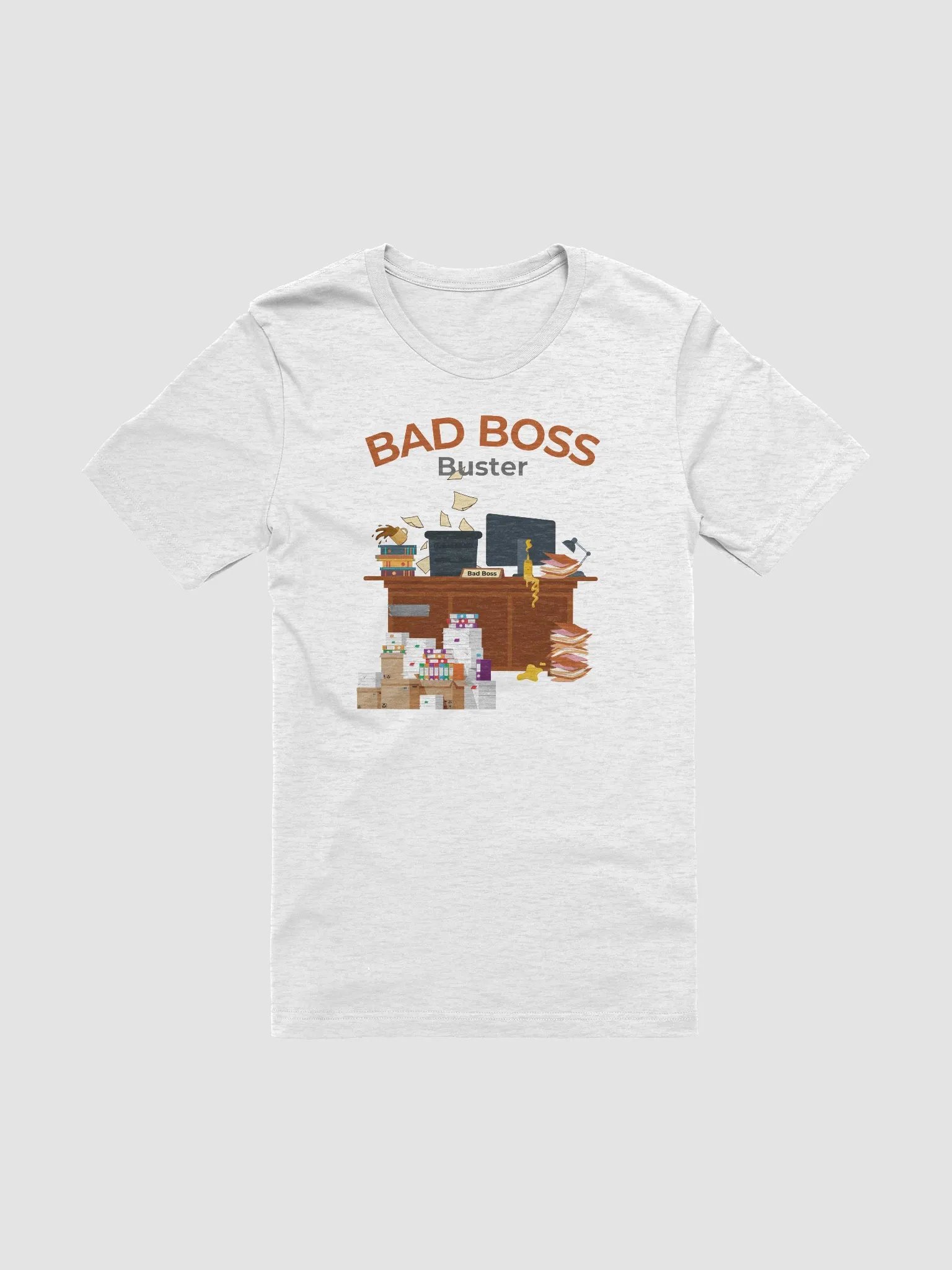 Bad Boss Buster Black Logo Tee product image (5)