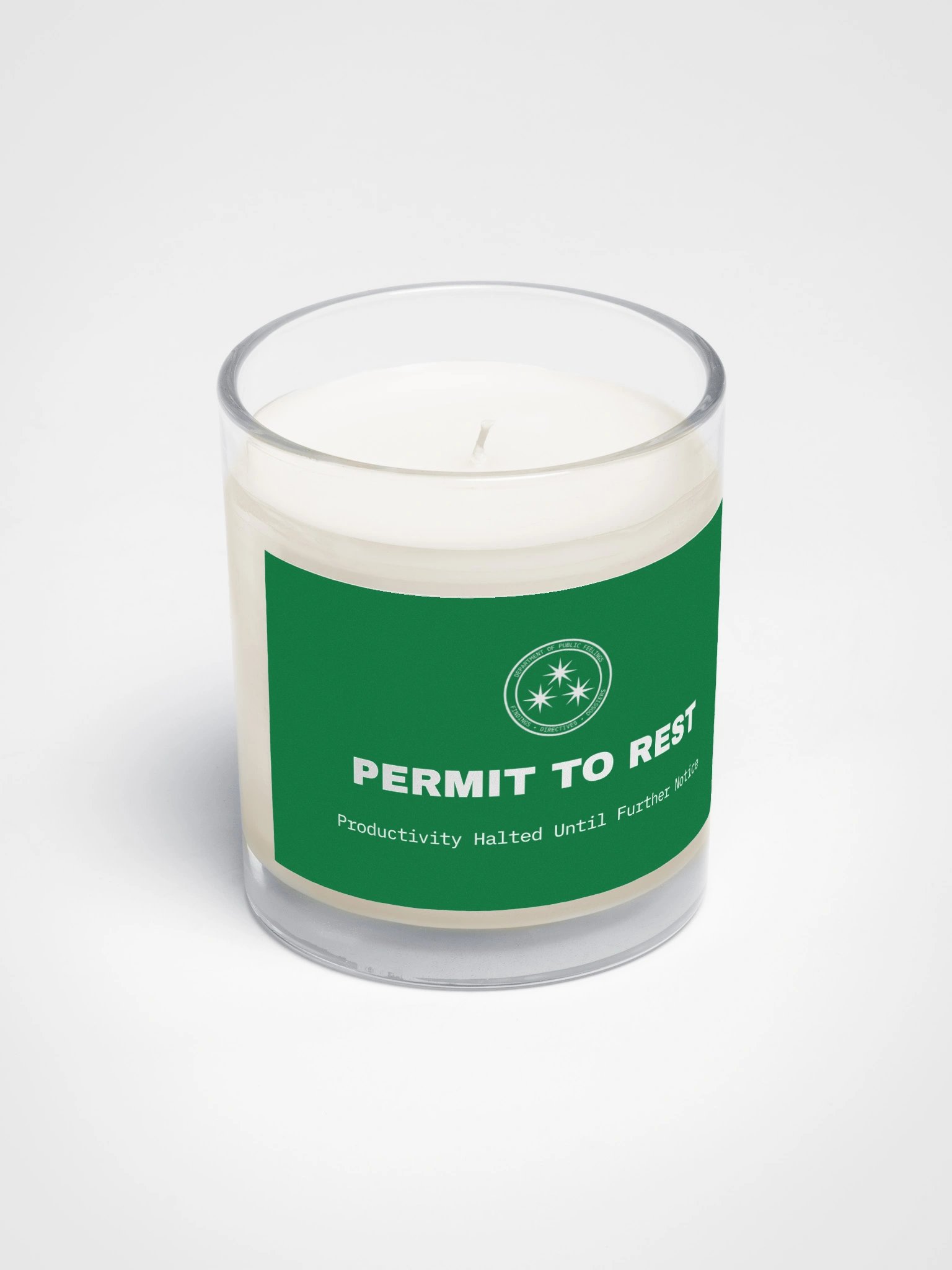 Permit to Rest Candle product image (2)