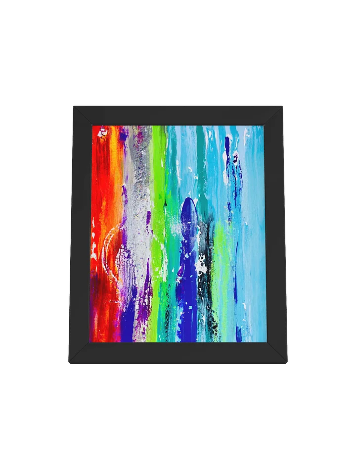 Screaming Rainbow Framed Poster Print product image (1)