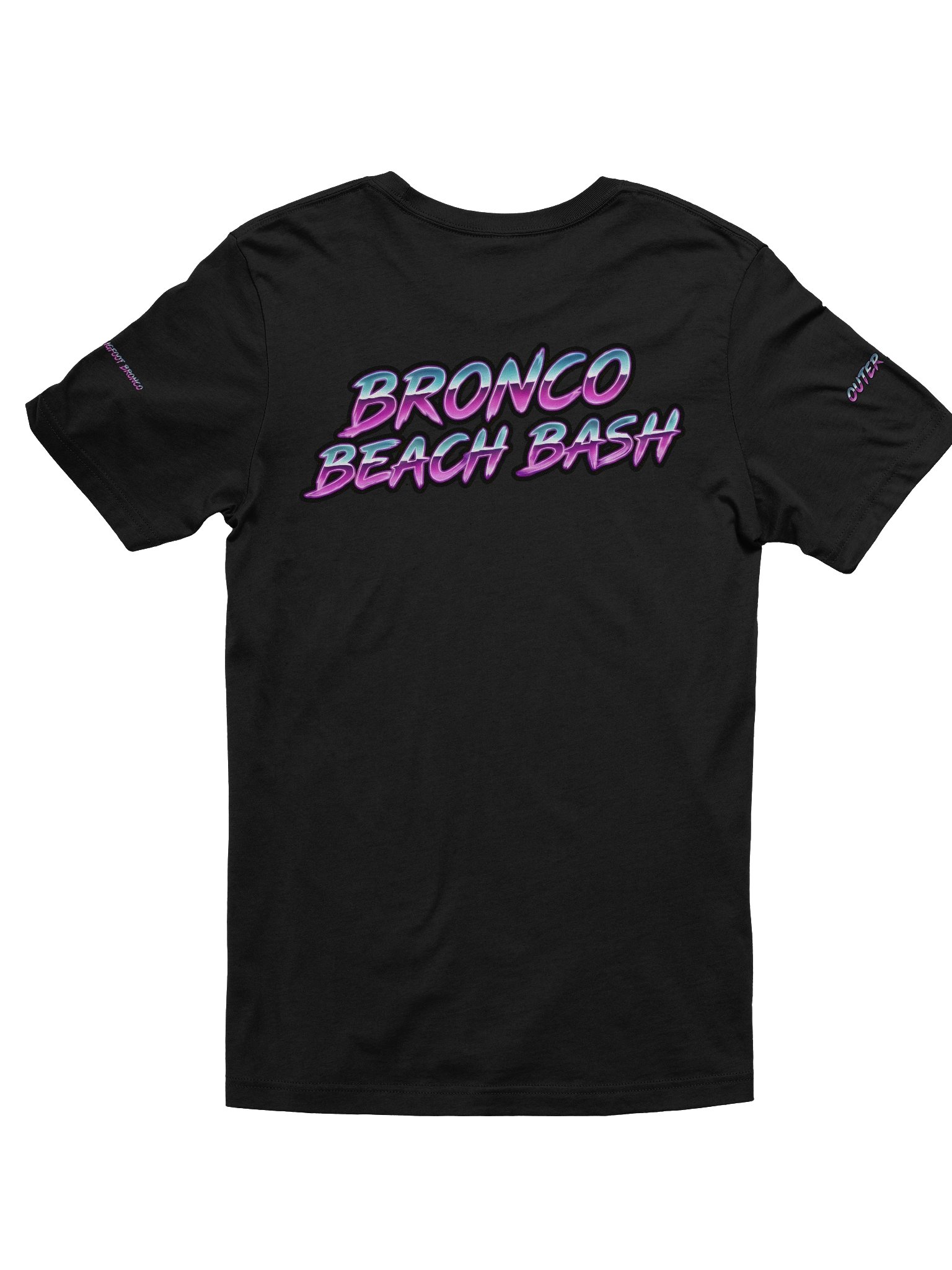 2026 Bronco Beach Bash OBX X Destination Bigfoot Bronco Collab | Bella + Canvas Supersoft T-Shirt (Multiple Colors Available) product image (4)