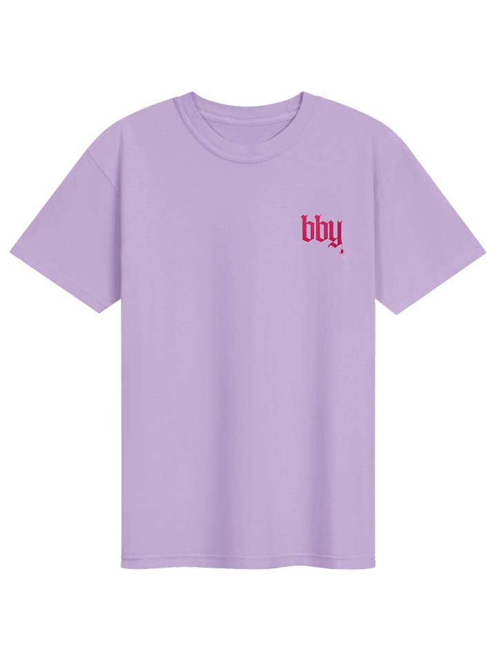 'BBY' Pink Embroidered Comfort Colors T-Shirt product image (17)