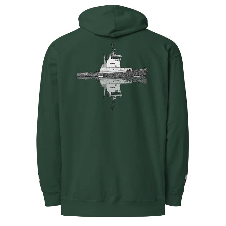Tug Westrac & Reflection– Maritime Heritage | Twin Anchor Apparel Wheelhouse Watch Line product image (1)
