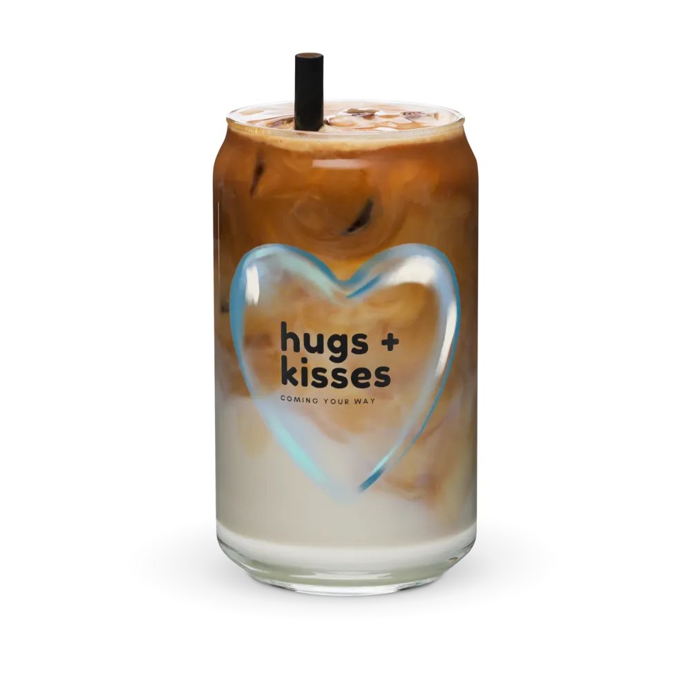 Hugs And Kiss Can-Shaped Glass product image (5)