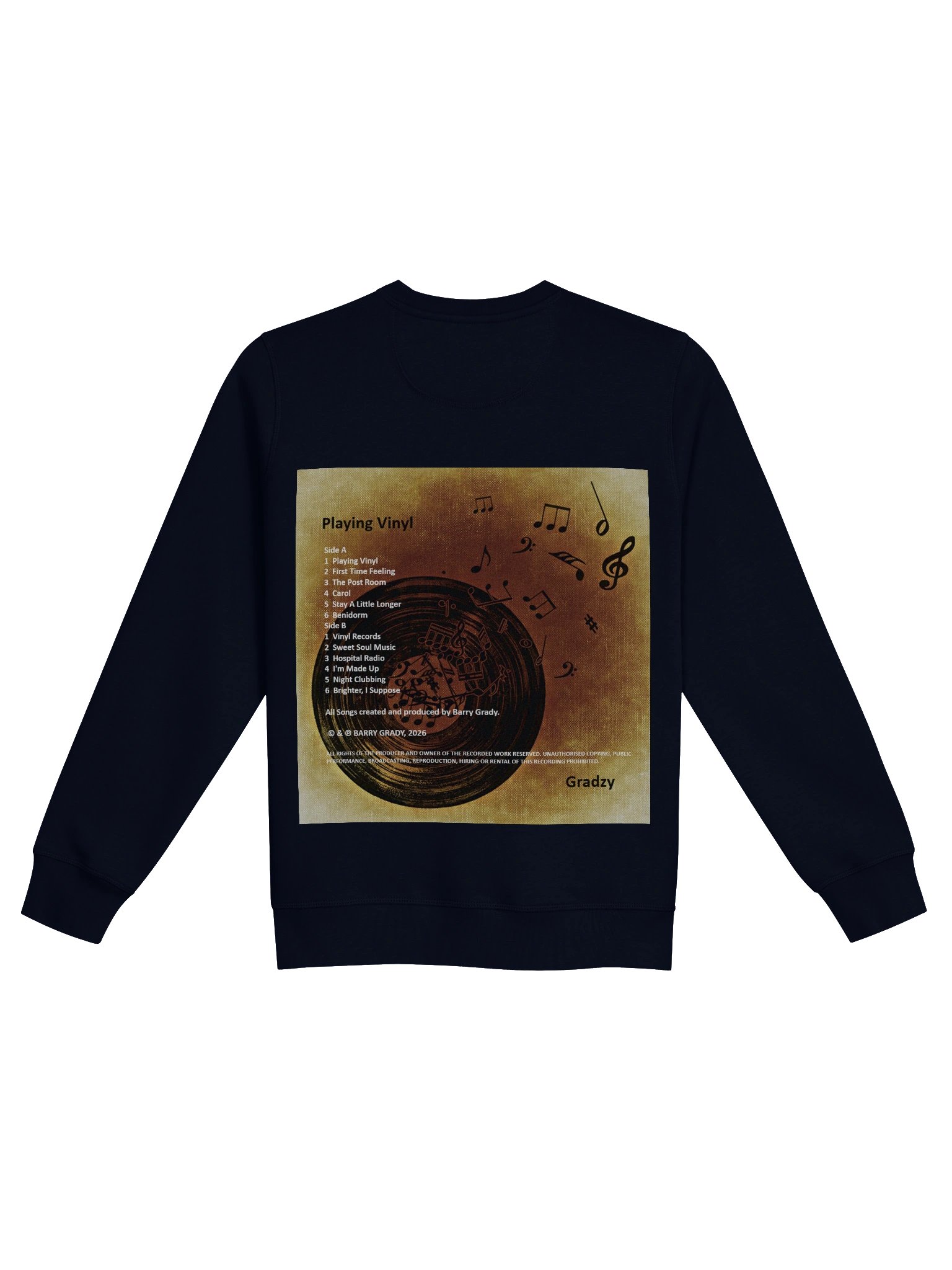 'Playing Vinyl' Sweatshirt product image (7)