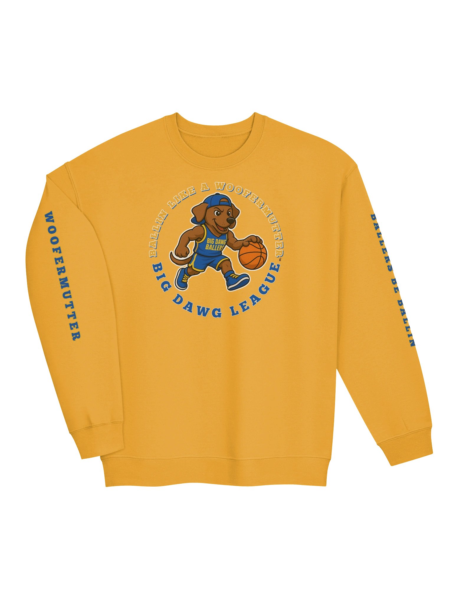Ballin Like A WooferMutter™ Brown Labrador Classic Crewneck Sweatshirt product image (9)