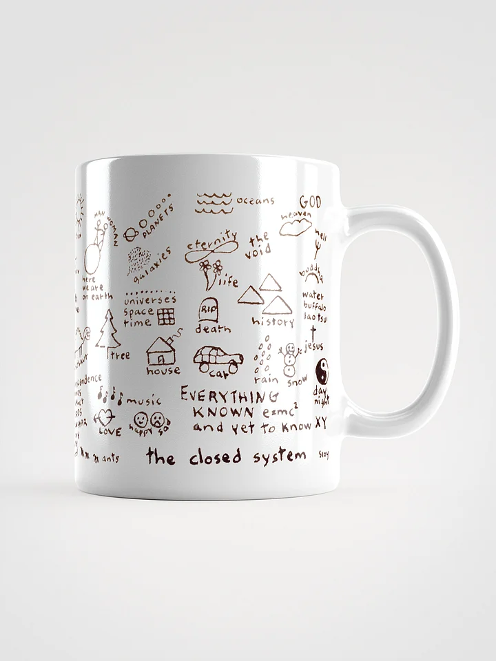 The Closed System White Glossy Mug product image (1)