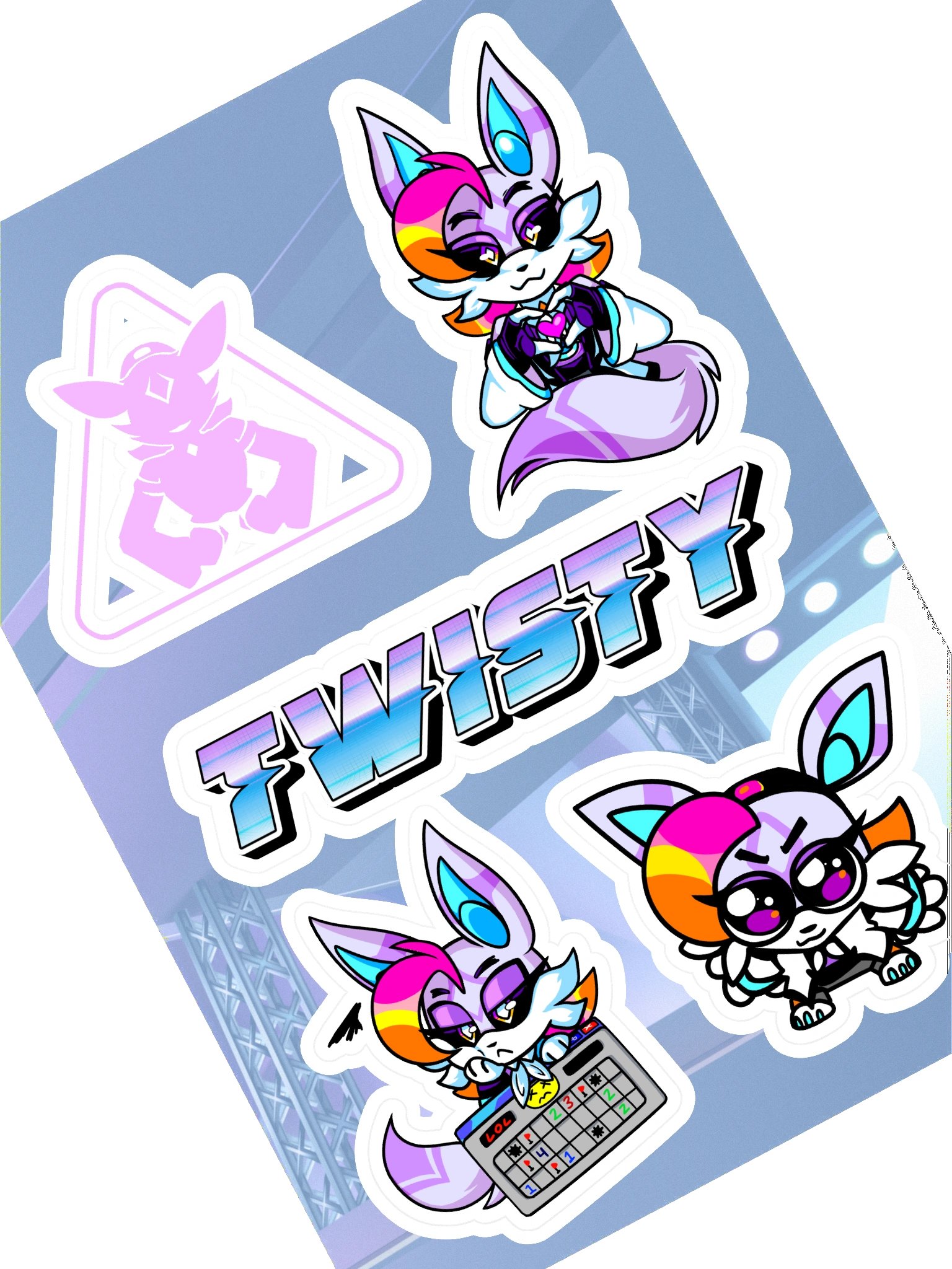 Twisty Sticker Sheet product image (1)