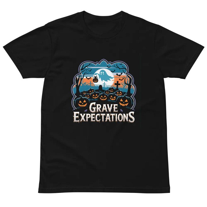 Grave Expectations Halloween Premium Tee product image (2)