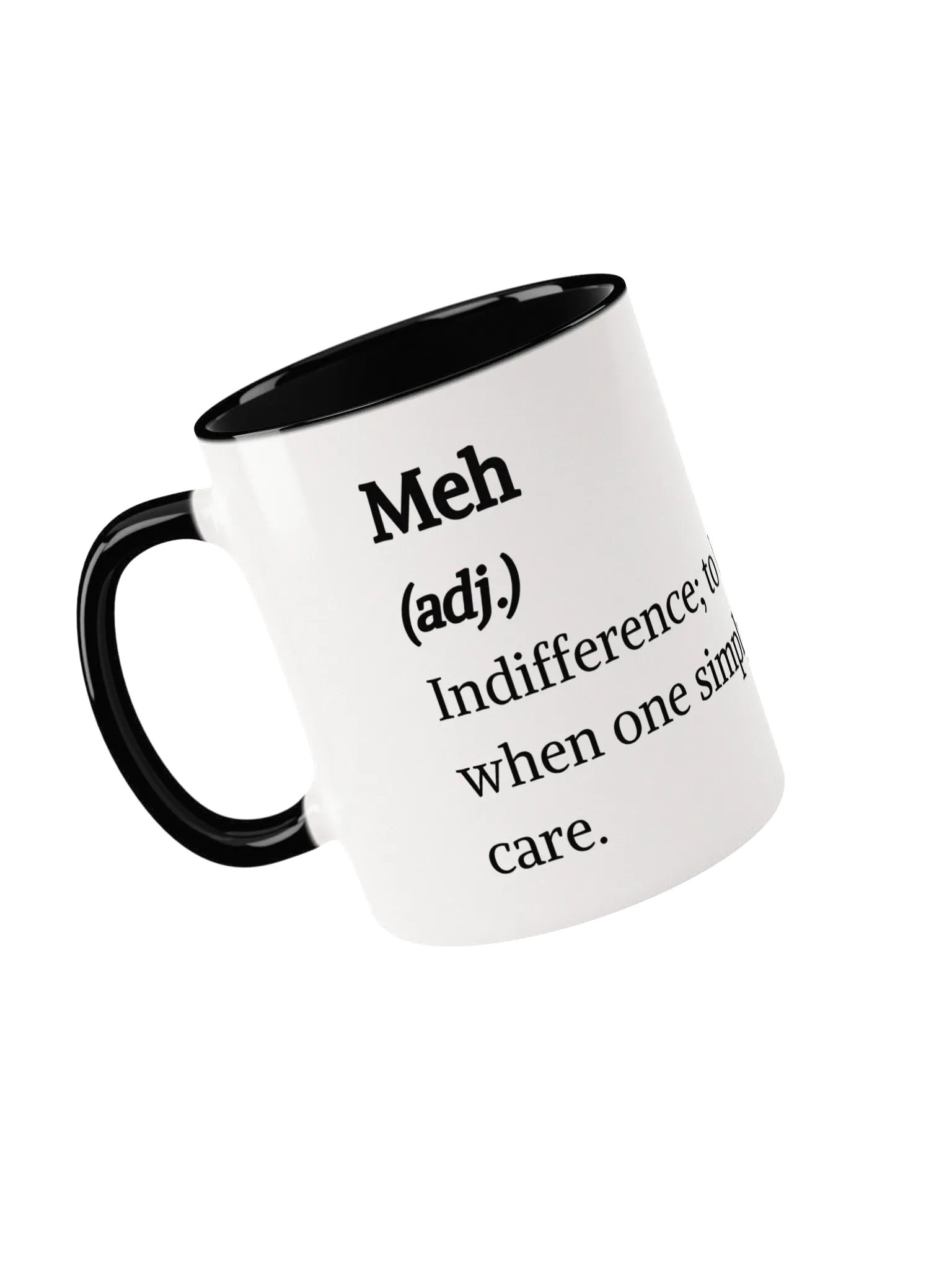 'Meh' Ceramic Mug product image (1)