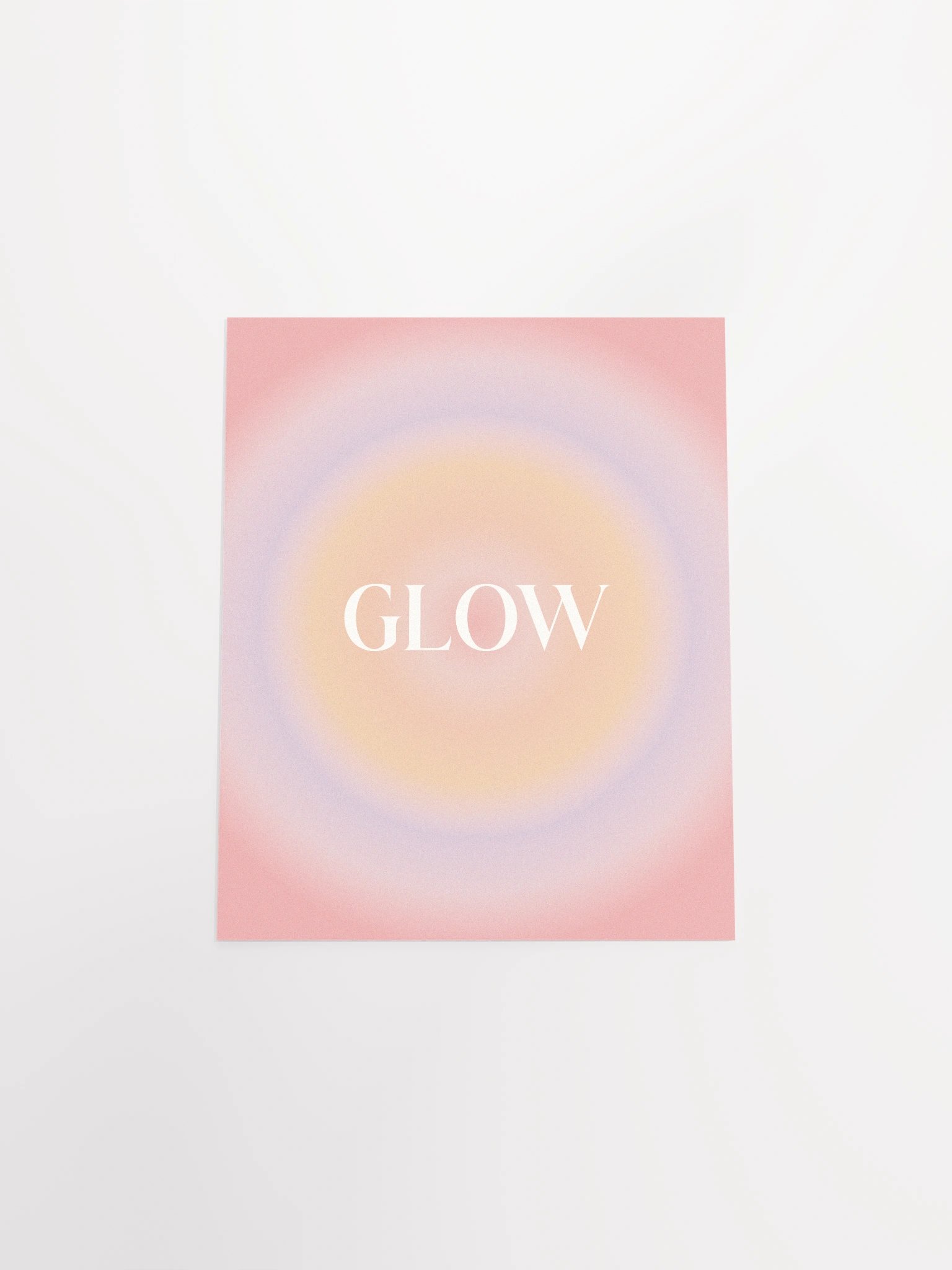 Glow Gradient Grain Poster product image (25)