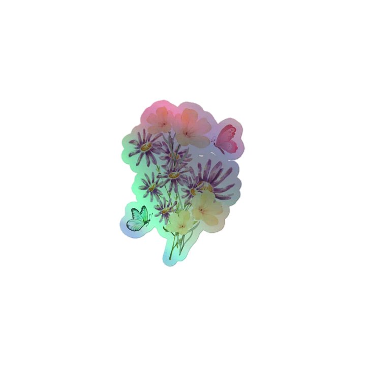 Butterfly Blooms Holographic Sticker Set product image (1)