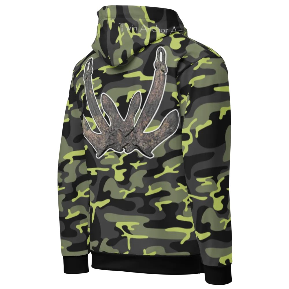 2 Anchor (Green Camouflage) – Performance Marine Wear | Twin Anchor Apparel North Current Line product image (6)