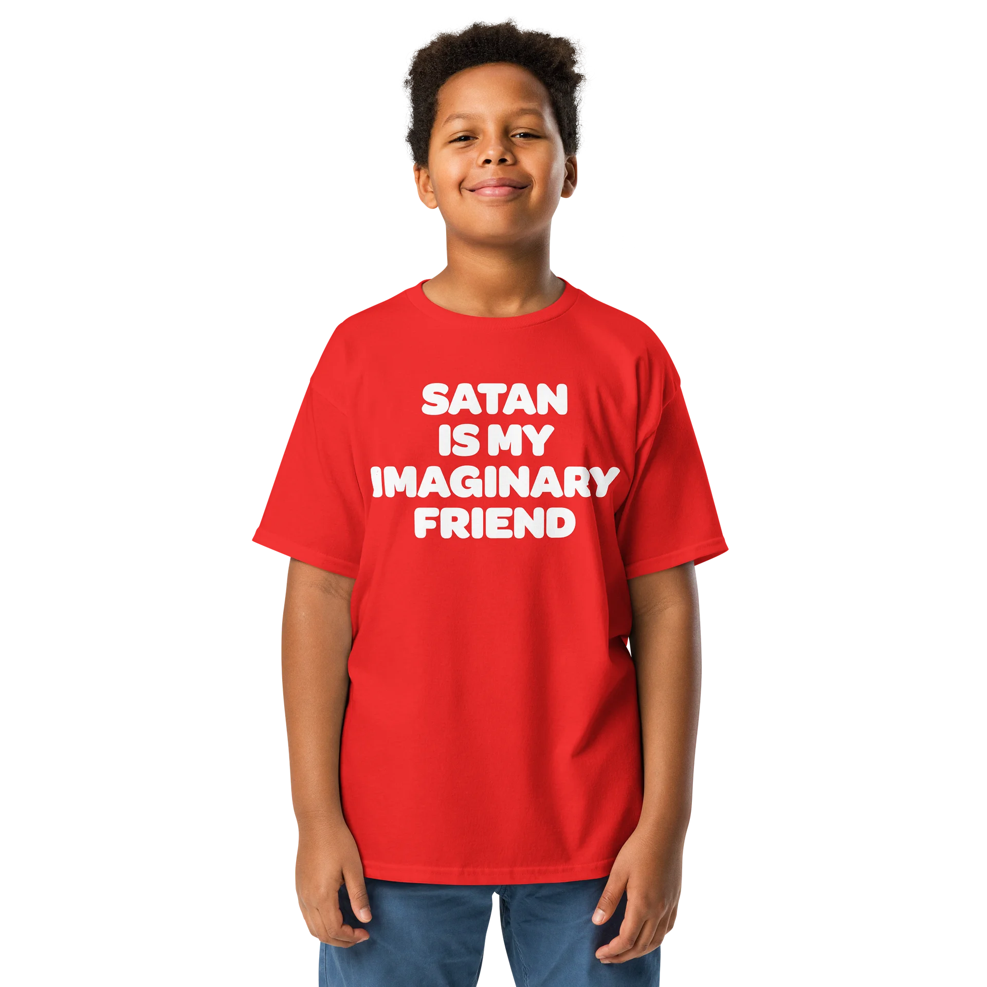 Satan Is My Imaginary Friend - Shirt product image (1)