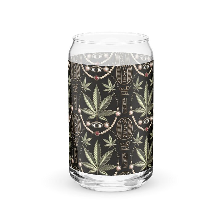 Cannabis - Kush of the Nile - Design | 16oz Can-Shaped Glass product image (2)