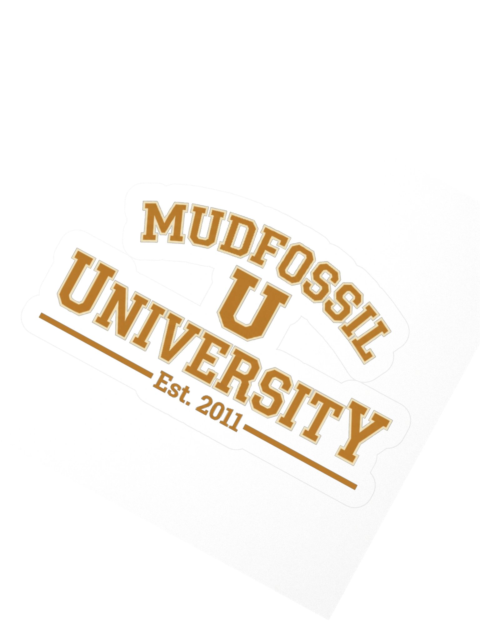 Mudfossil University Crest Sticker product image (4)