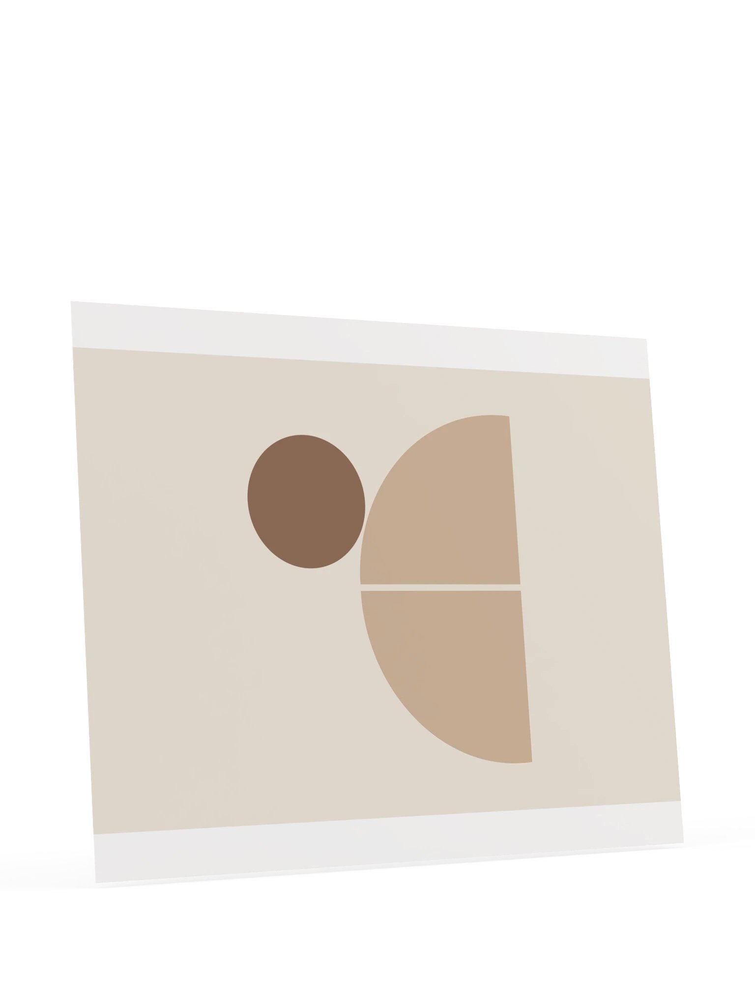 Beige Split Arch Sun Print | Boho Bathroom Wall Art product image (11)