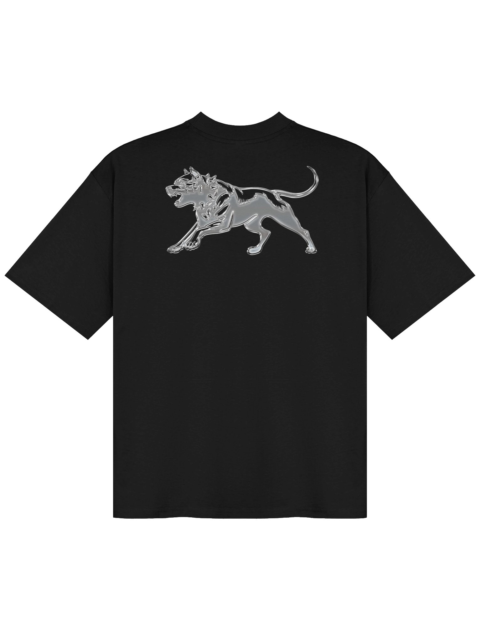 THE BEAST / Chrome Design Tee - Black product image (1)