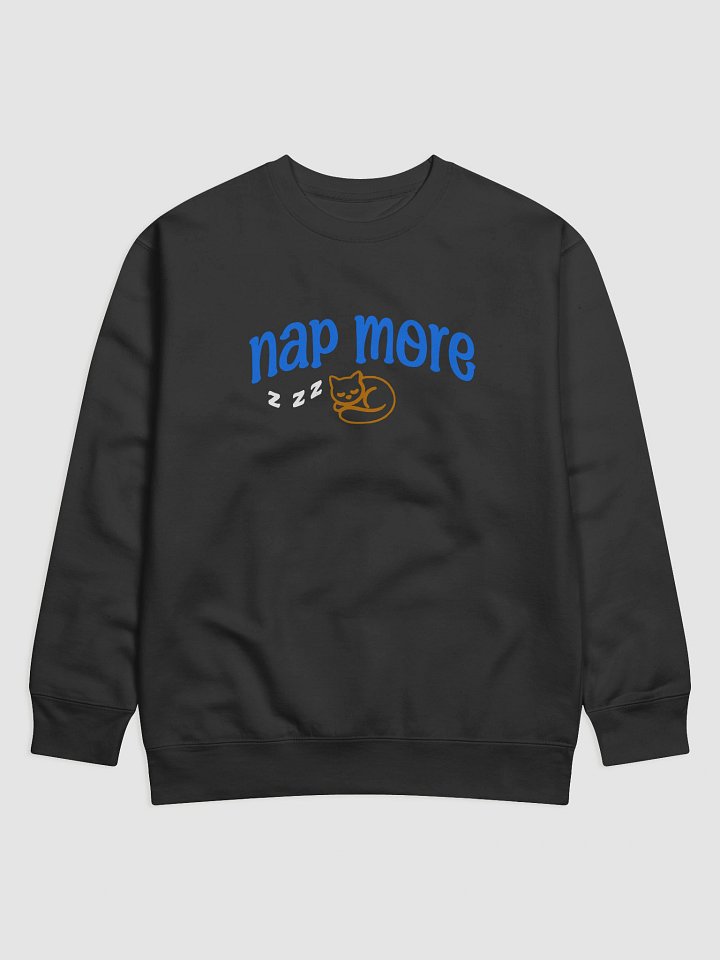 Nap More Cozy Cat Sweatshirt product image (2)