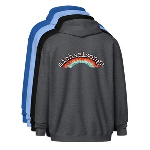 zip hoodie w/arched logo product image (1)