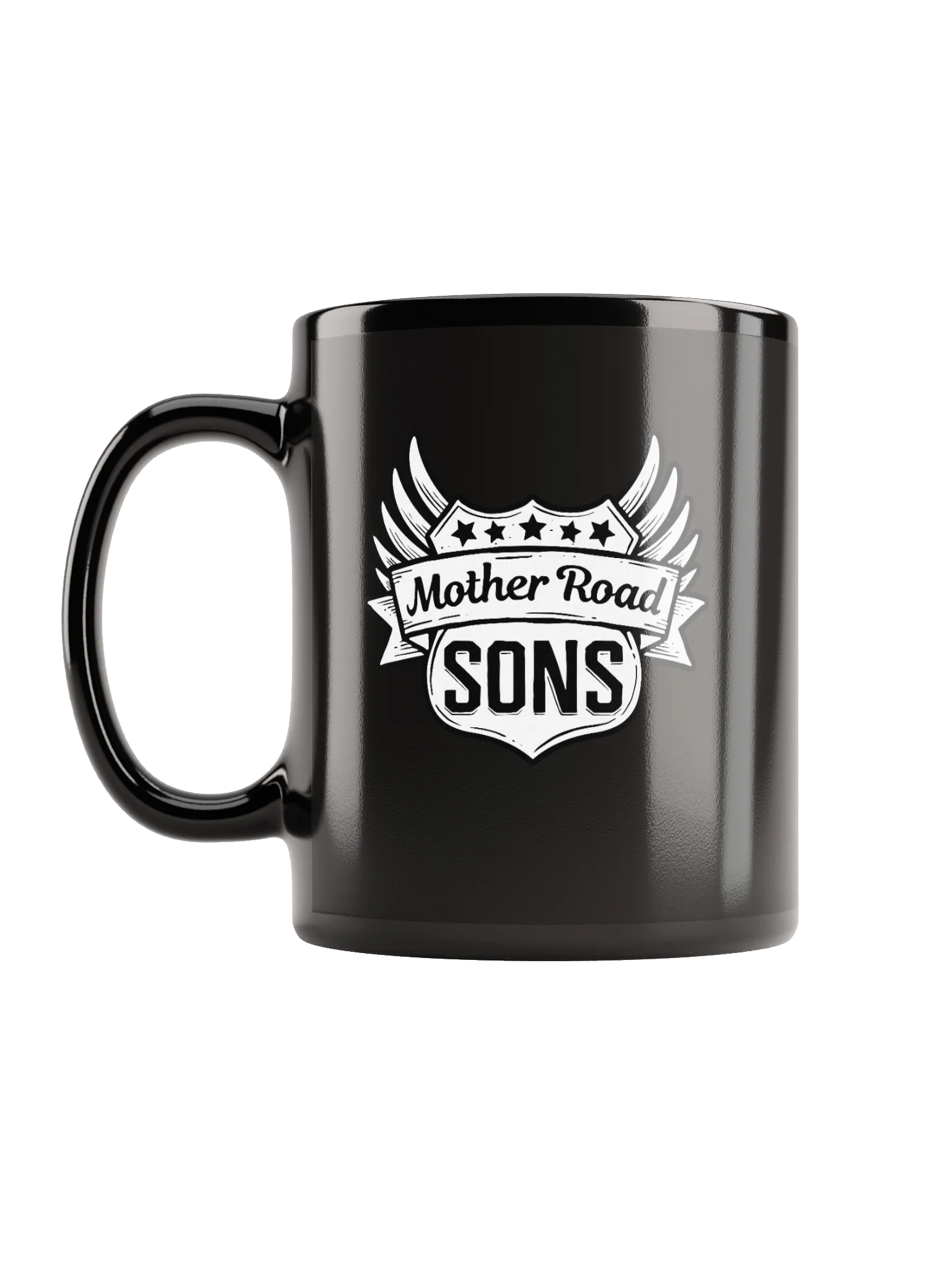 Logo Mug- Black w/ White product image (2)