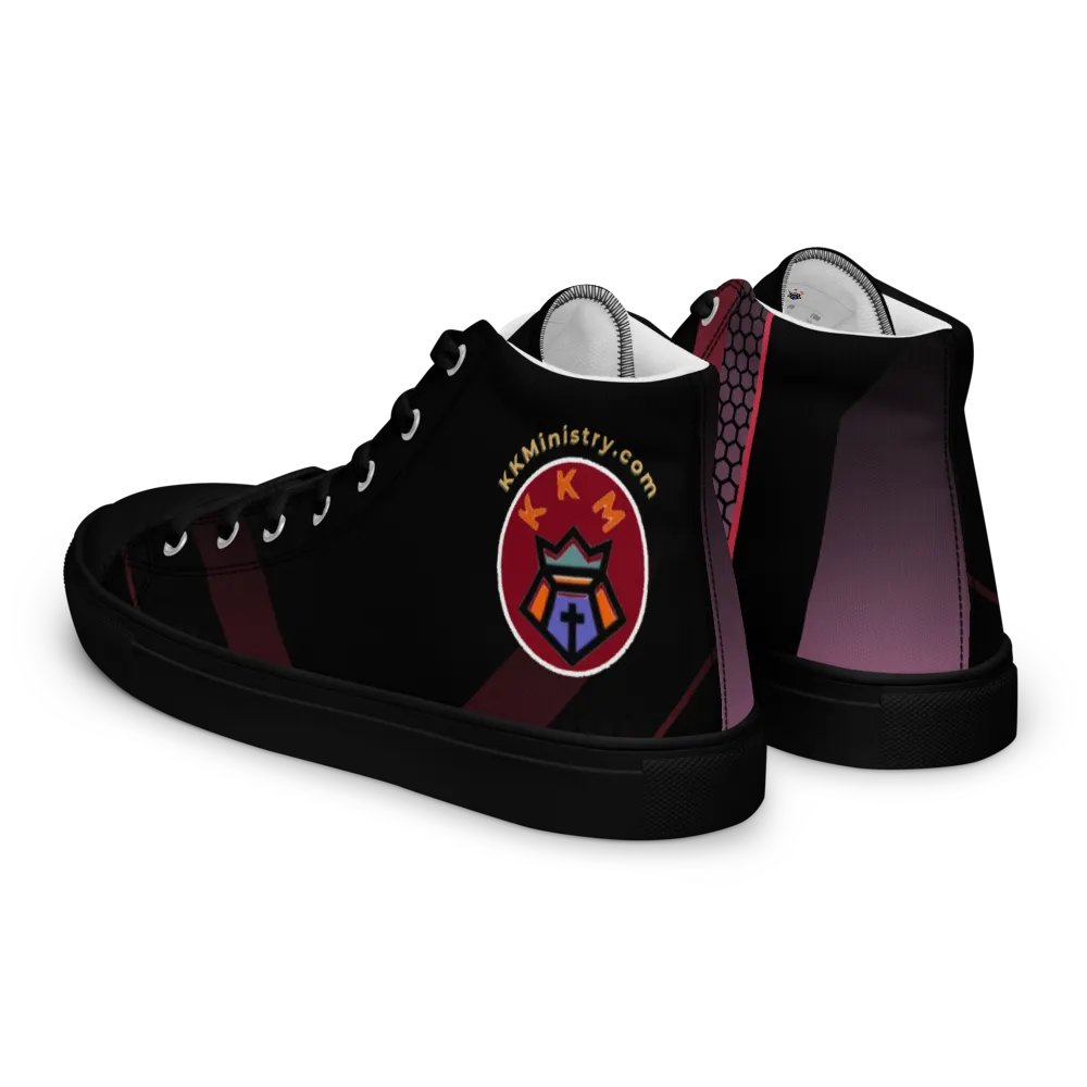 KKMinistry Black & Purple High Tops product image (3)