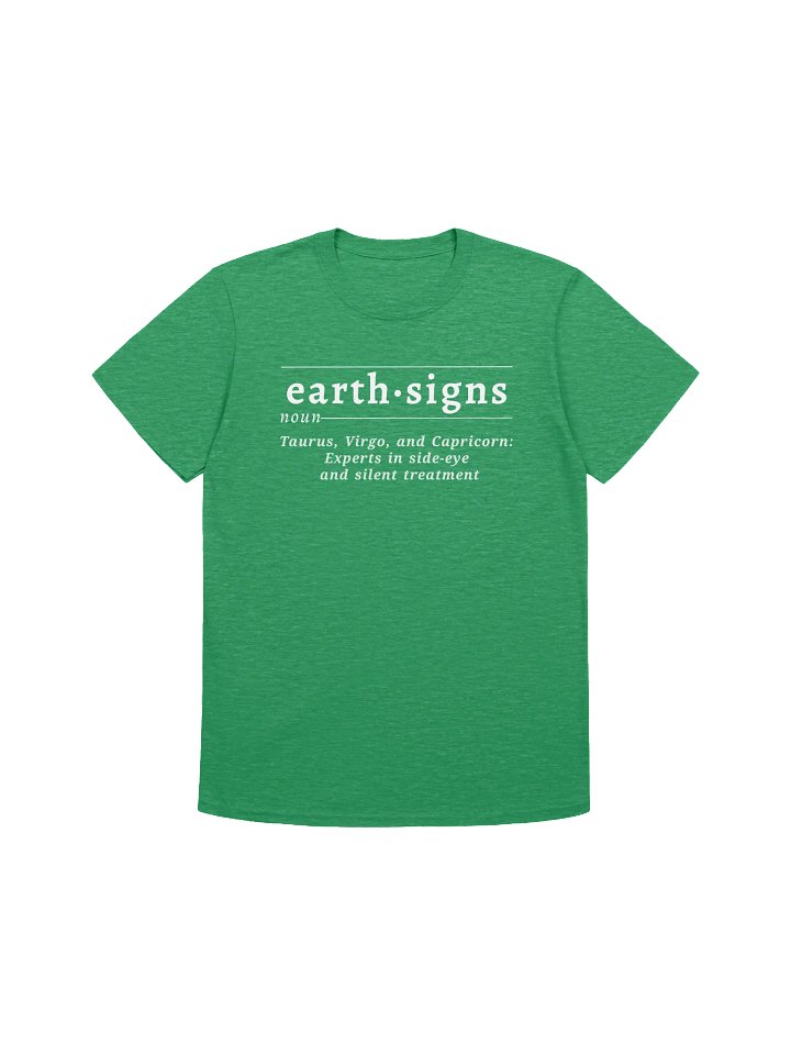 Earth Signs Def Unisex Tee v2 product image (1)