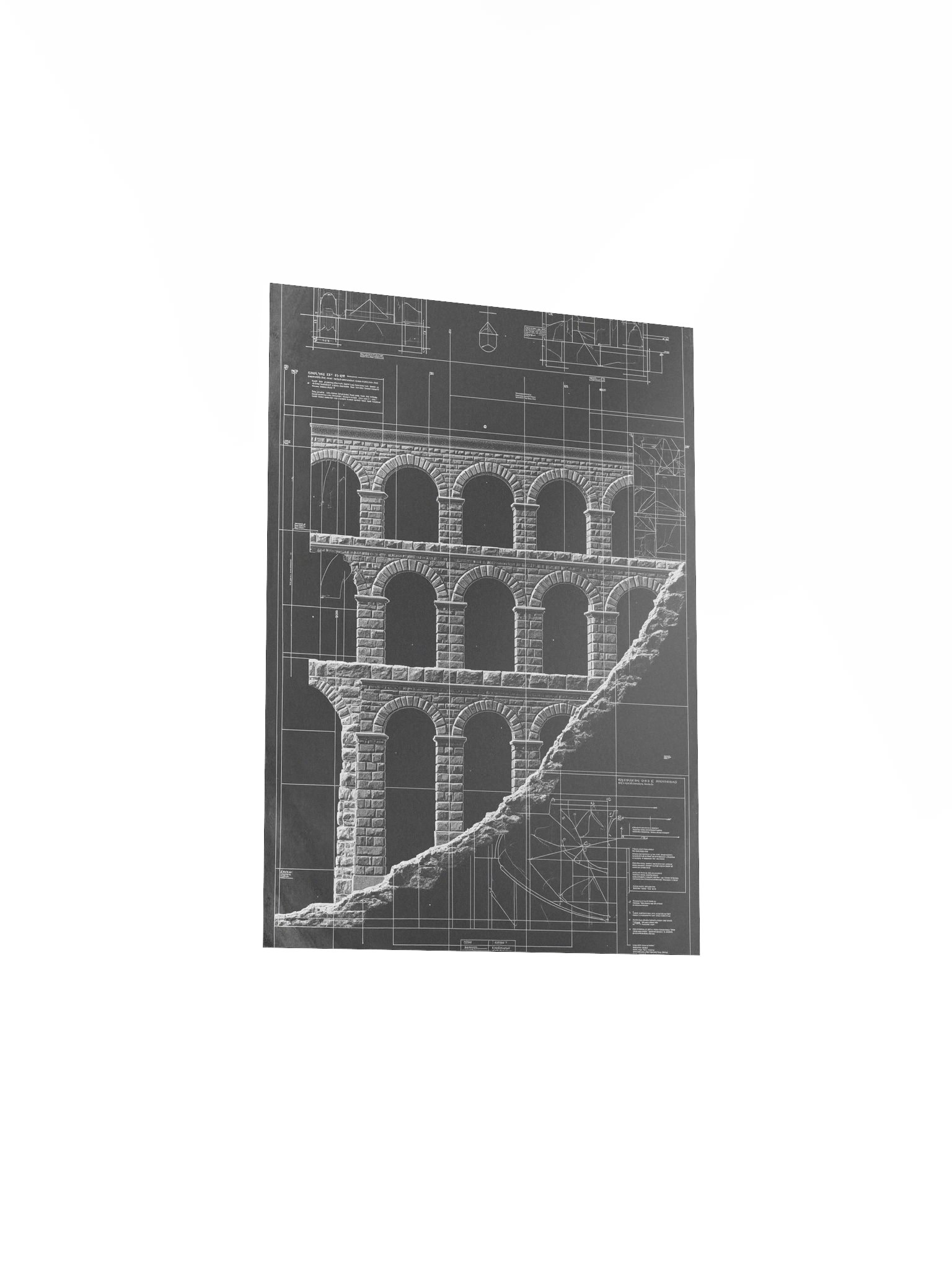 Segovia Aqueduct: Roman Engineering Masterpiece (Technical Blueprint) product image (24)