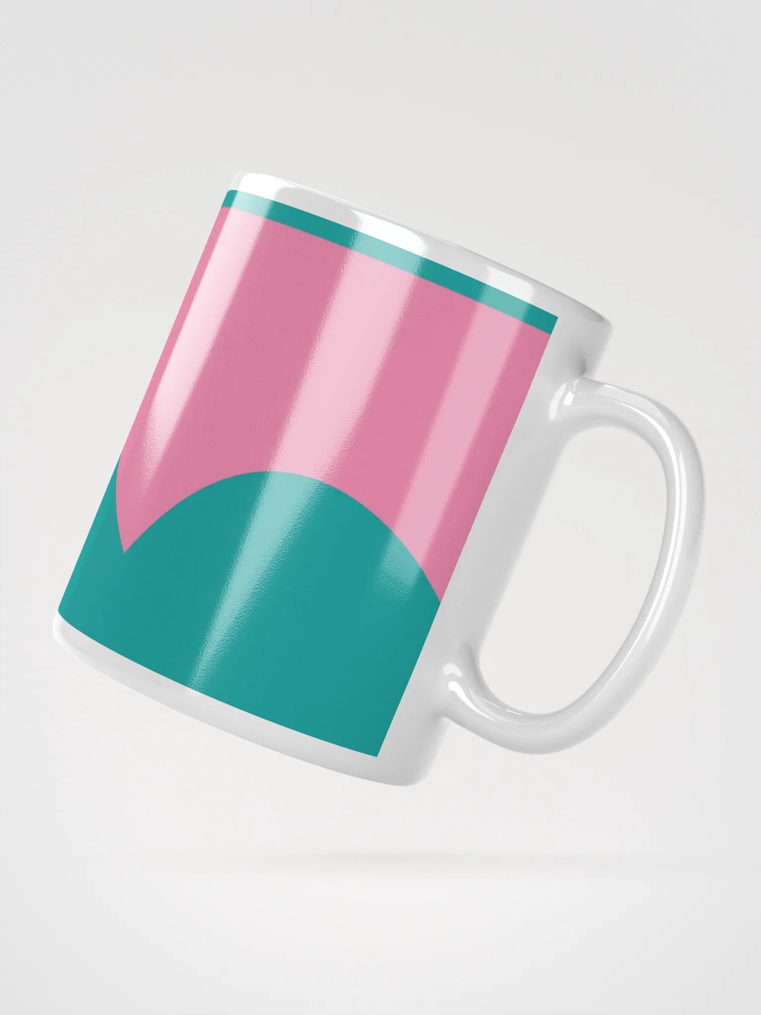 Teal Wave Symphony Mug product image (2)