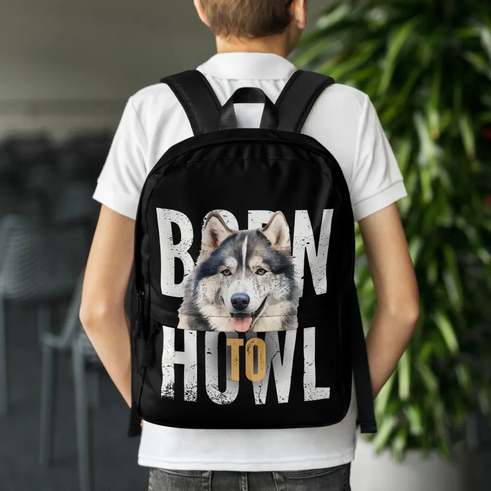 Born To Howl All-Over Print Backpack product image (1)