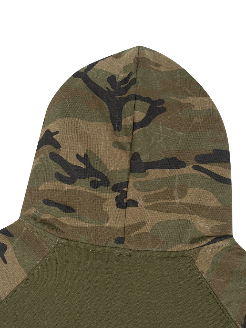 South Sudan Unisex Camo-Splice Raglan Zip Hoodie product image (7)