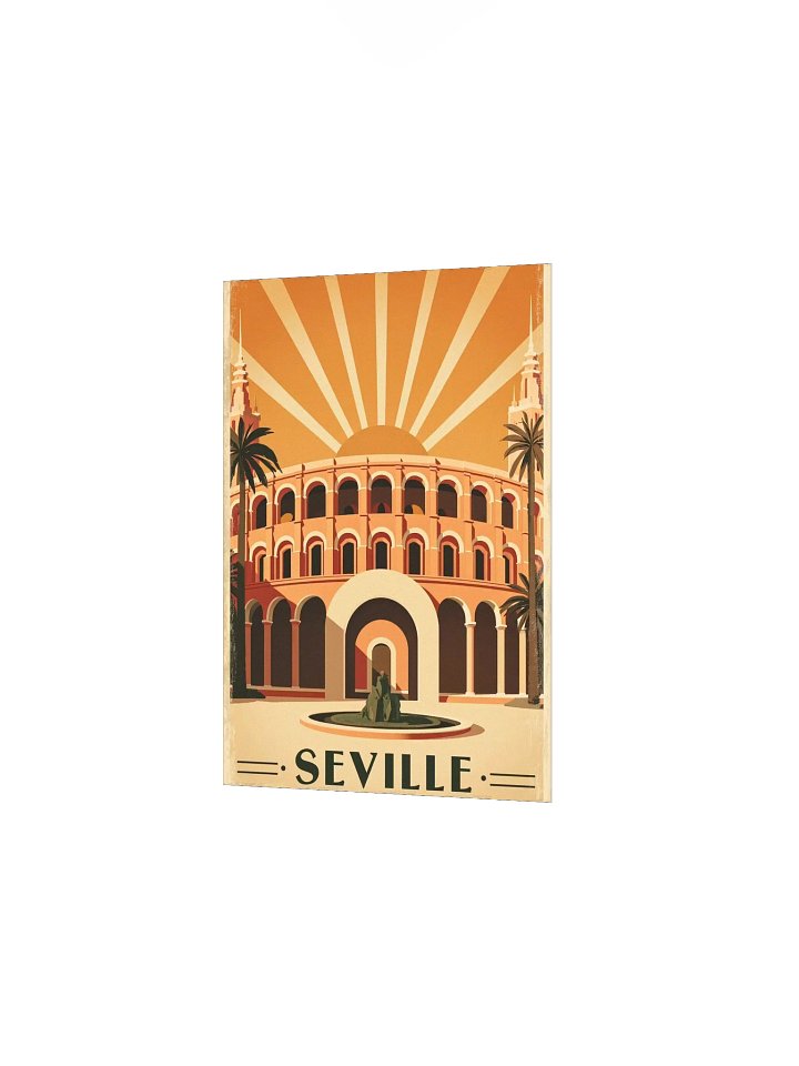 Sevilla, Spain: Vintage Mid-Century Travel Poster (Plaza de España Edition) product image (14)