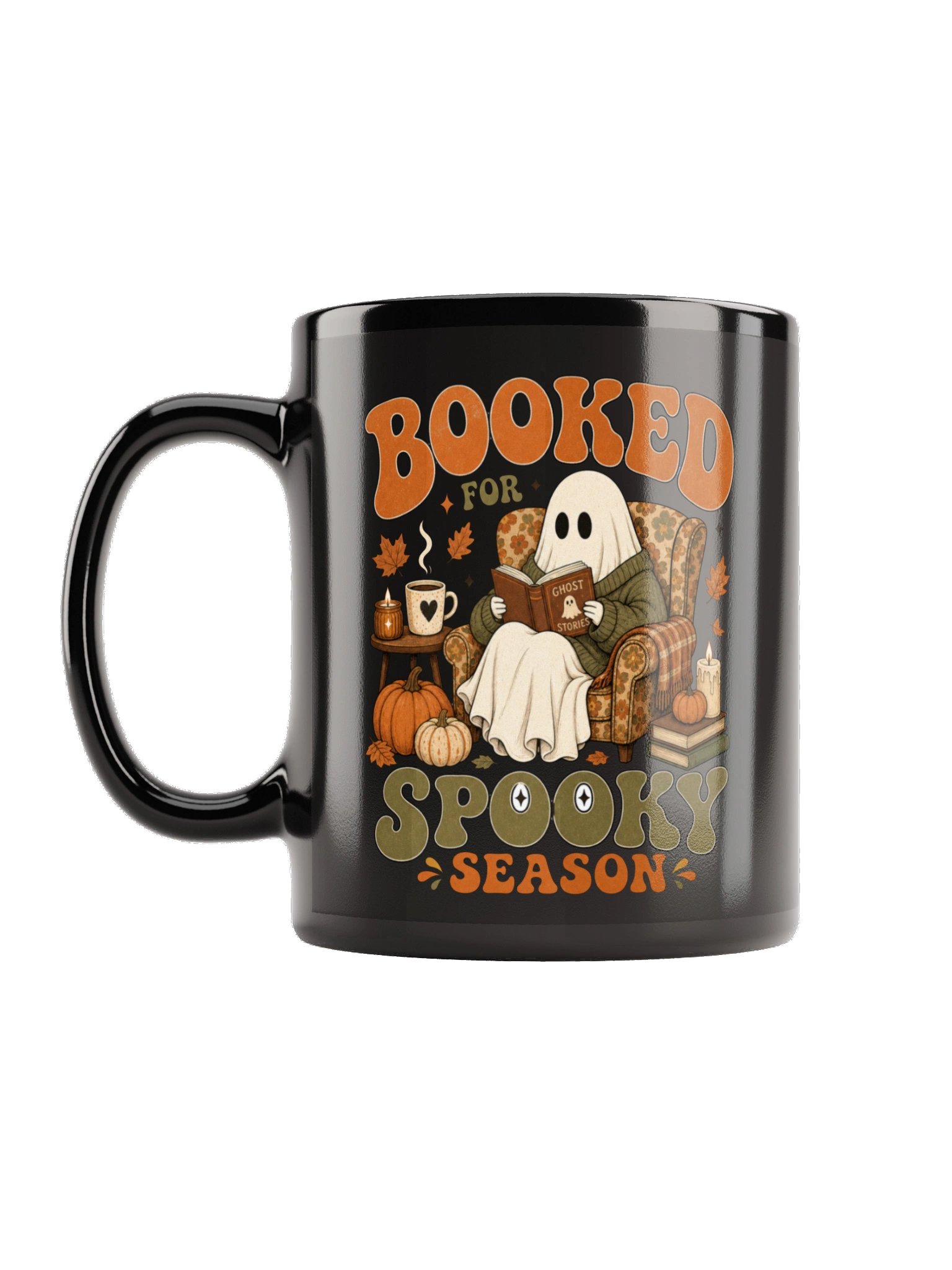 Booked for Spooky Season Ghost Mug product image (1)