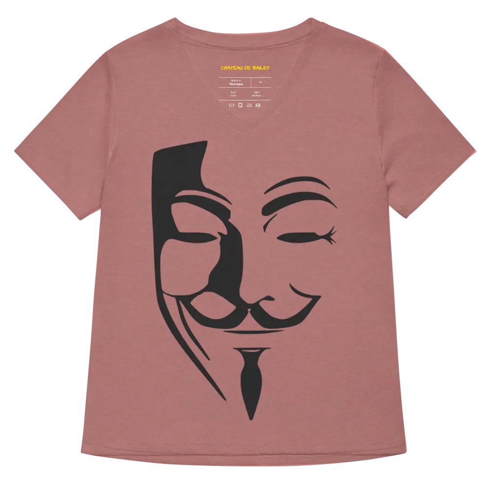 "Fawkes" Women's V-Neck Tee product image (3)
