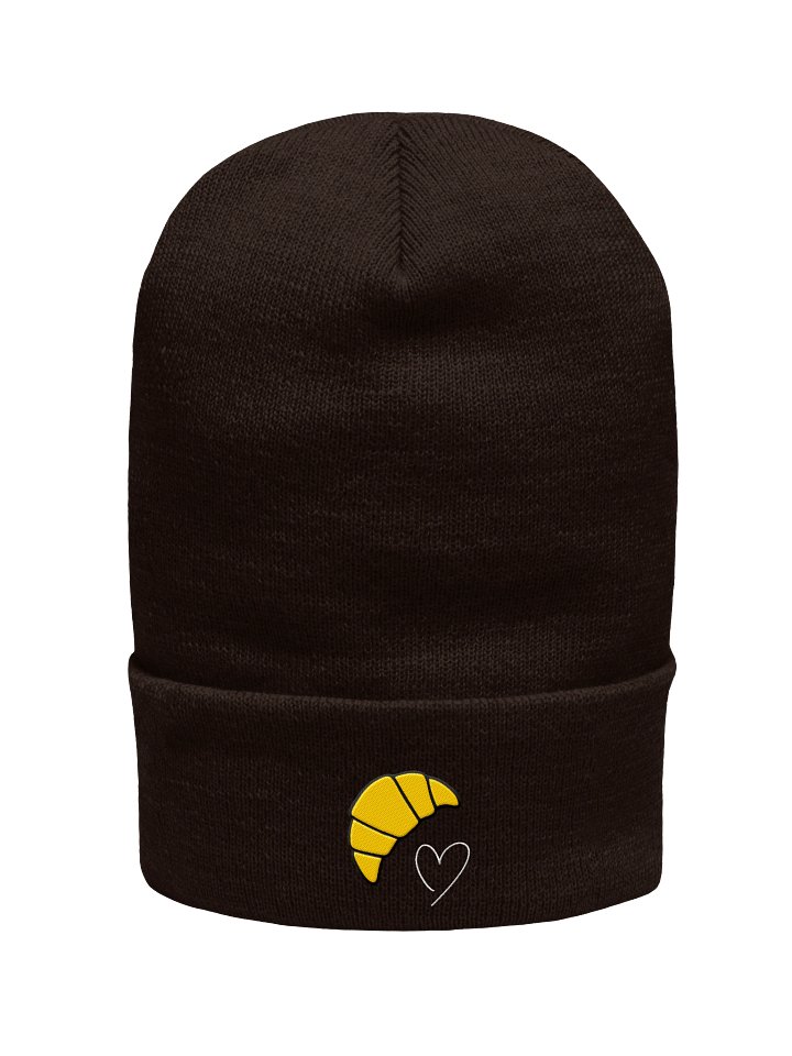 Heartfelt Croissant Cuffed Beanie product image (1)