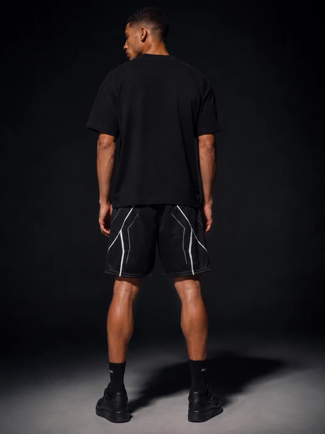 BLAVK SHARP LINE SHORTS — DROP 01 product image (6)