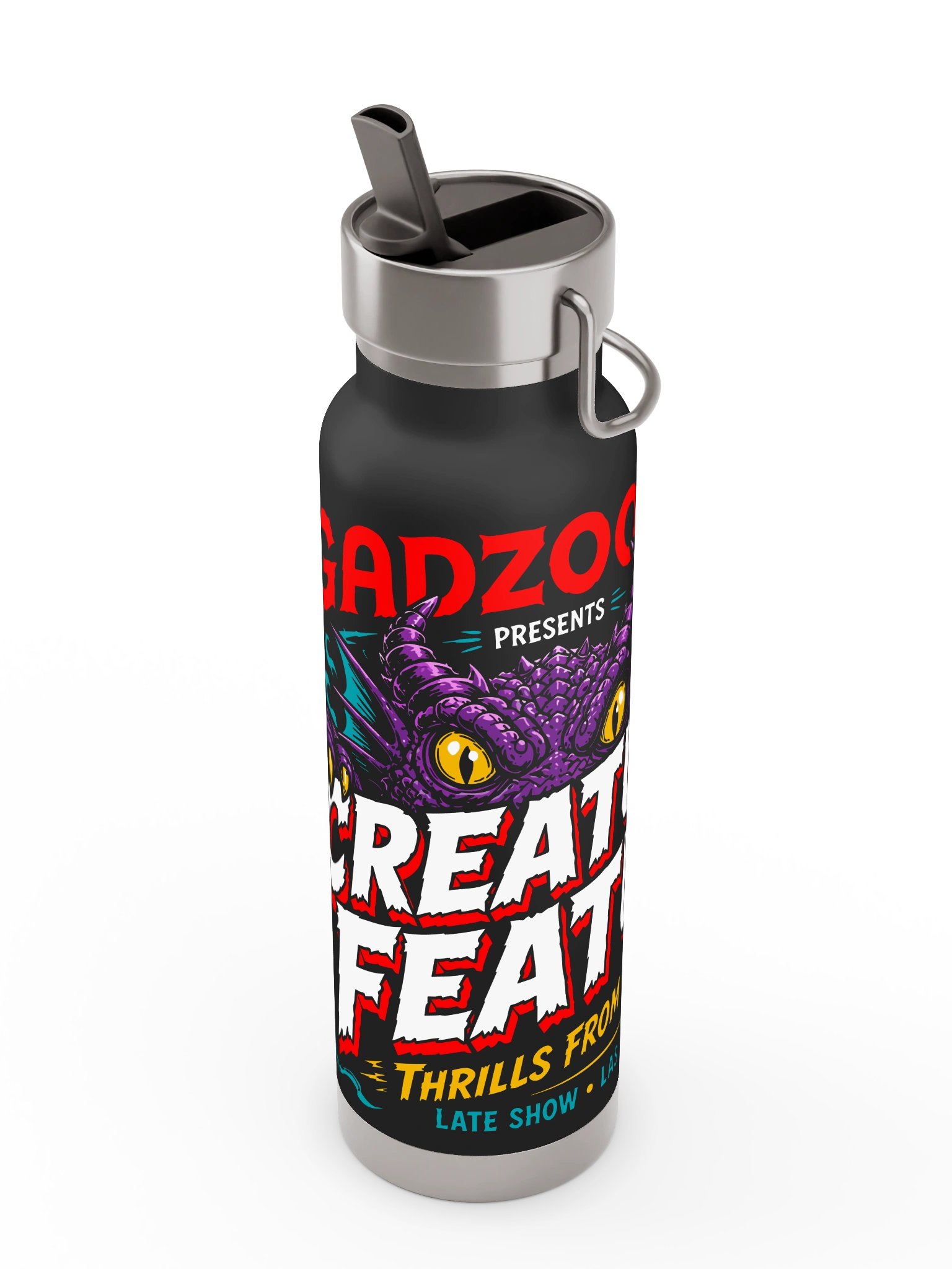 Creature Feature Insulated Bottle with Straw Lid product image (2)