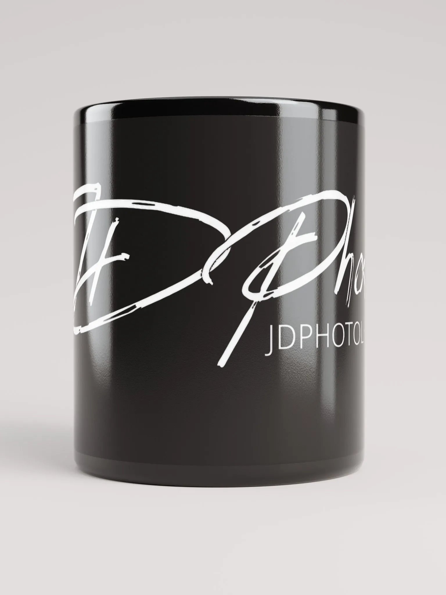 Taza negra brillante product image (10)