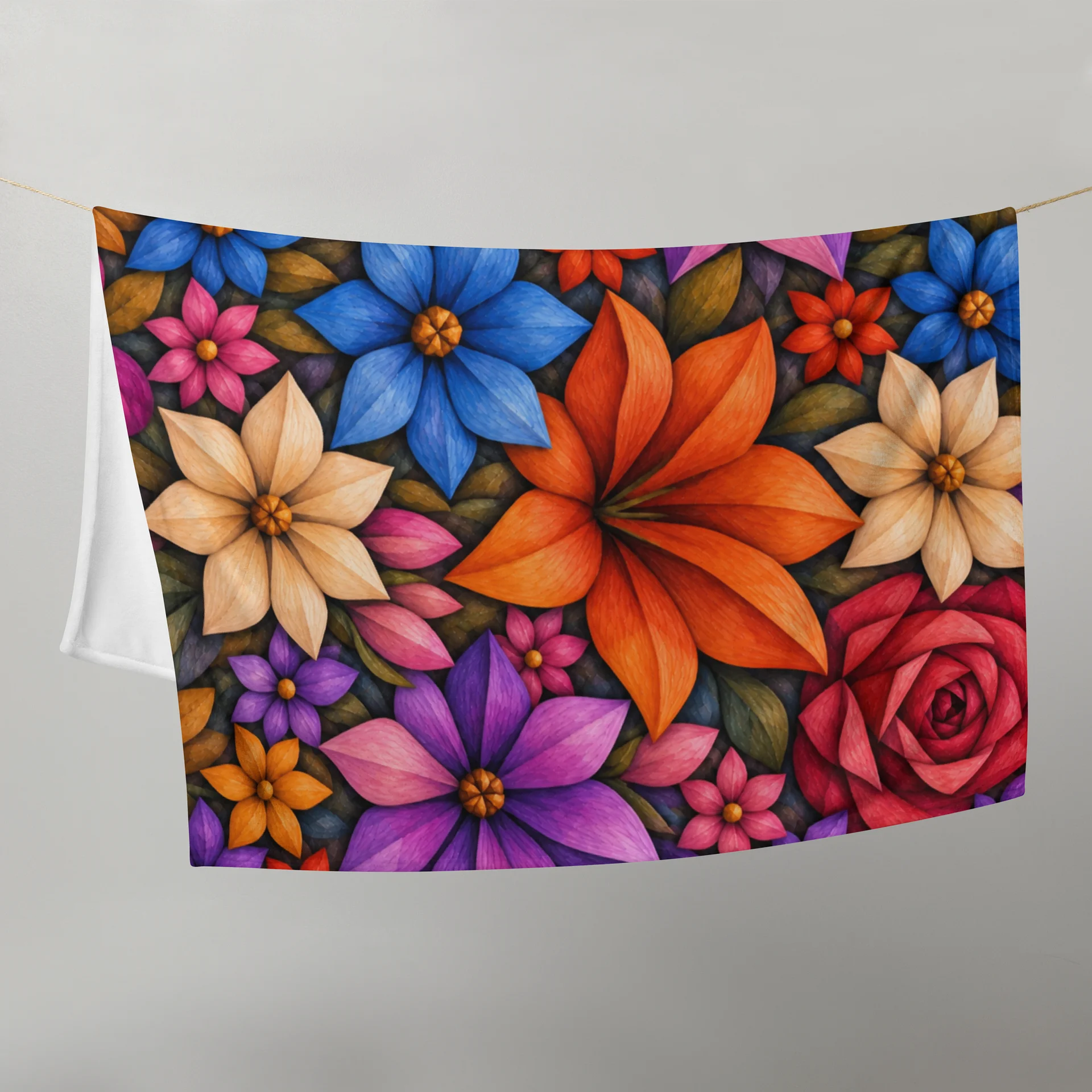 Plaid Flora - Éclats de Fleurs product image (6)