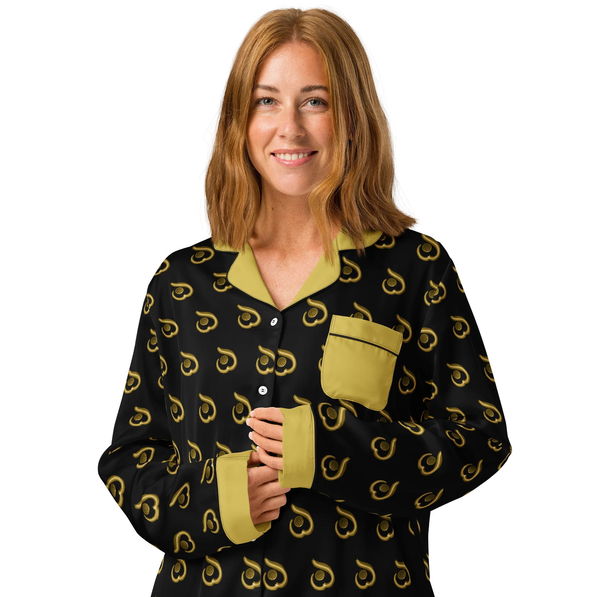 WILLOWISP Base Opp Patterned Long Sleeve Pajama Top product image (3)