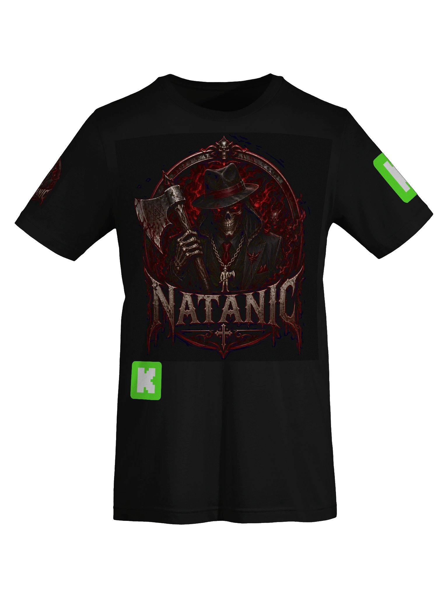 Fedora Reaper — Natanic Gothic Horror Tee product image (49)
