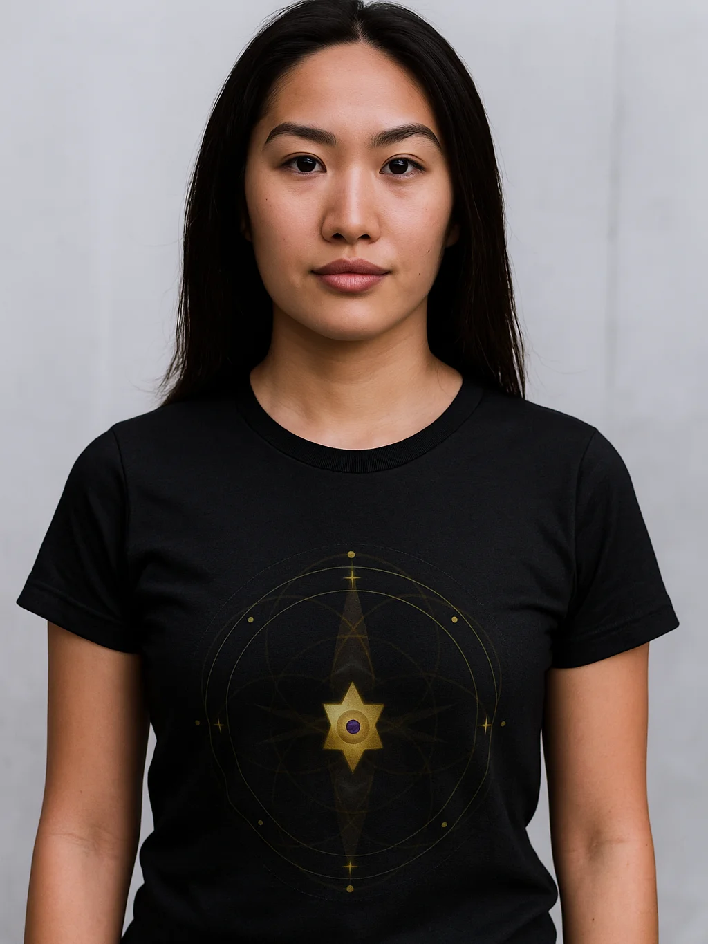 Camiseta de Geometría Sagrada – Diseño Geométrico (Algodón Suave) product image (2)