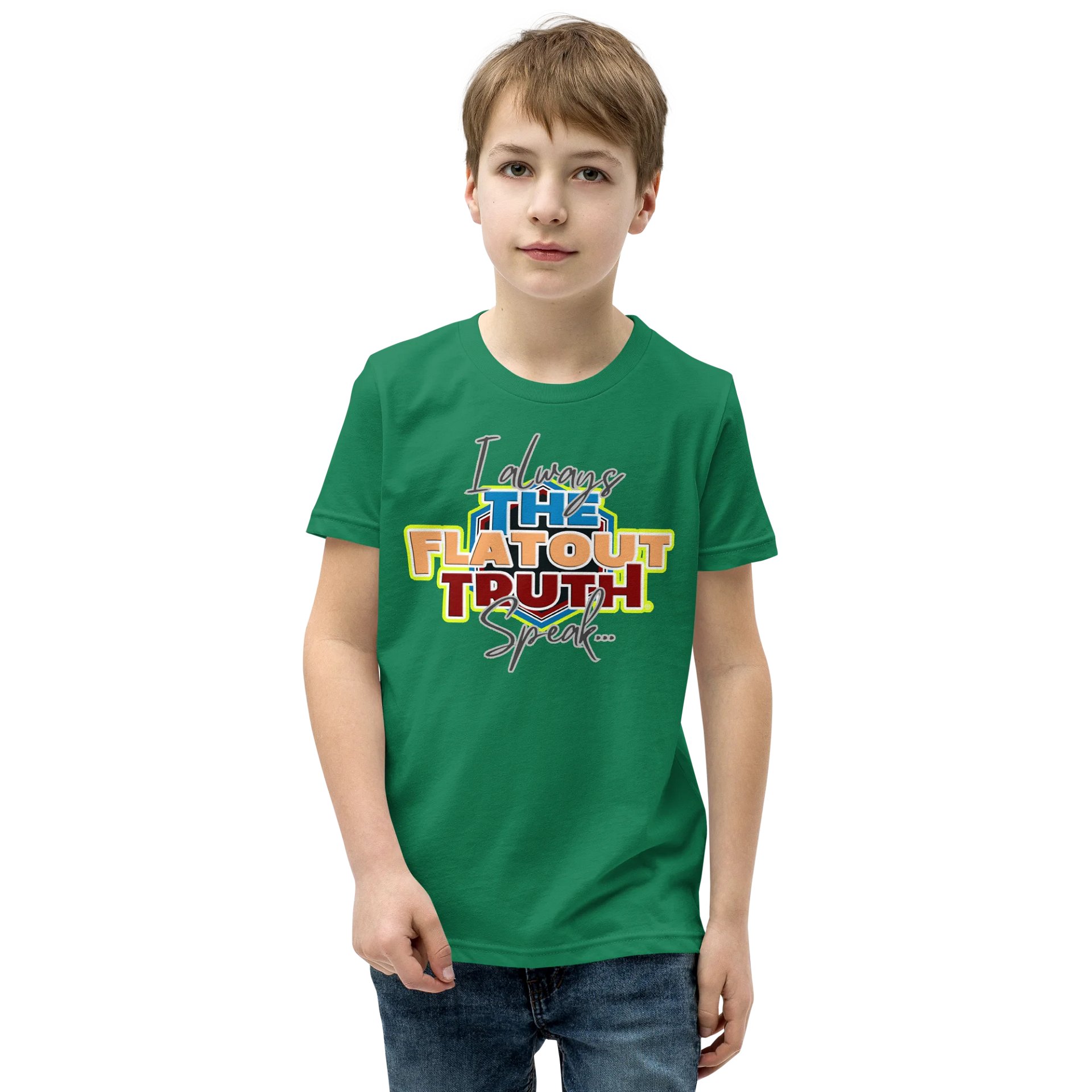 "I Always Speak" TFOT Sandy Hex Youth Tee product image (4)